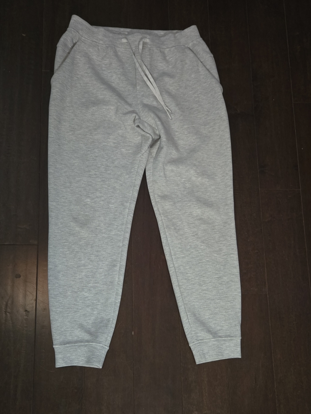Men's Size Large Lululemon Light Gray Jogger Sweatpants - Casual Comfort